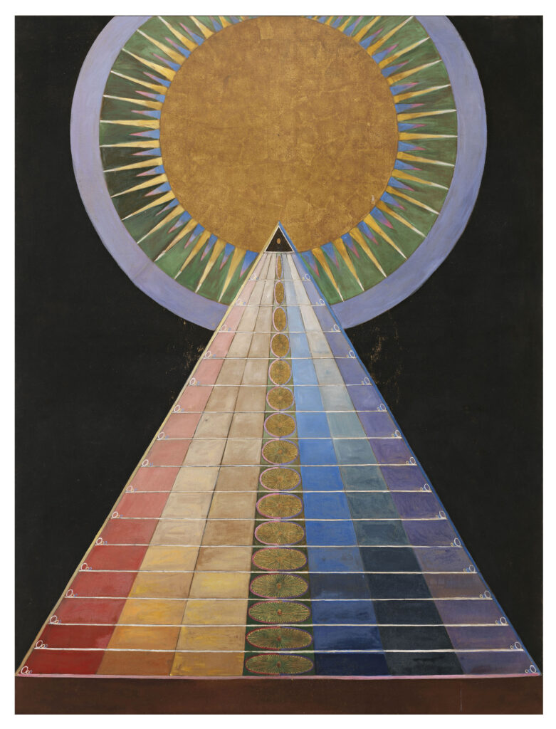 1920's work by Hilmaafklint, an innovative visualization of the invisible world © hilmaafklint