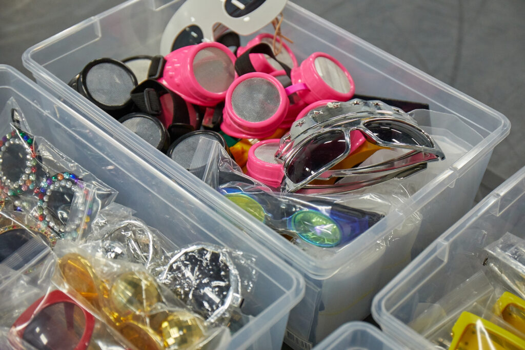 Props stored at Ambiguous Dance Company’s studio © eyephones