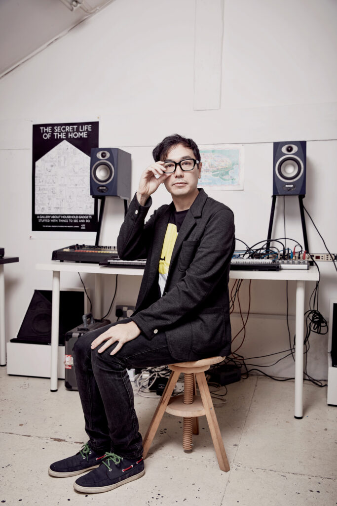 Sound artist, designer, and electronic musician Yuri Suzuki explores the relationship between humans and the environment through the medium of sound. © Mark Cocksedge