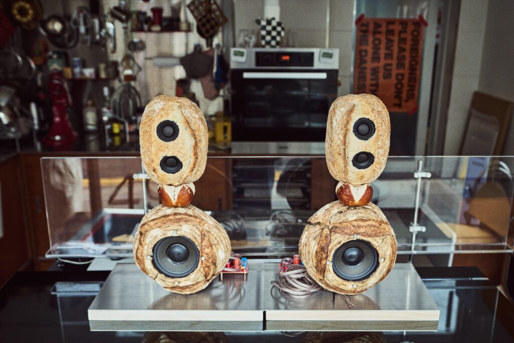 The Talkative Bread Sourdough, speaker, amplifier, 2024