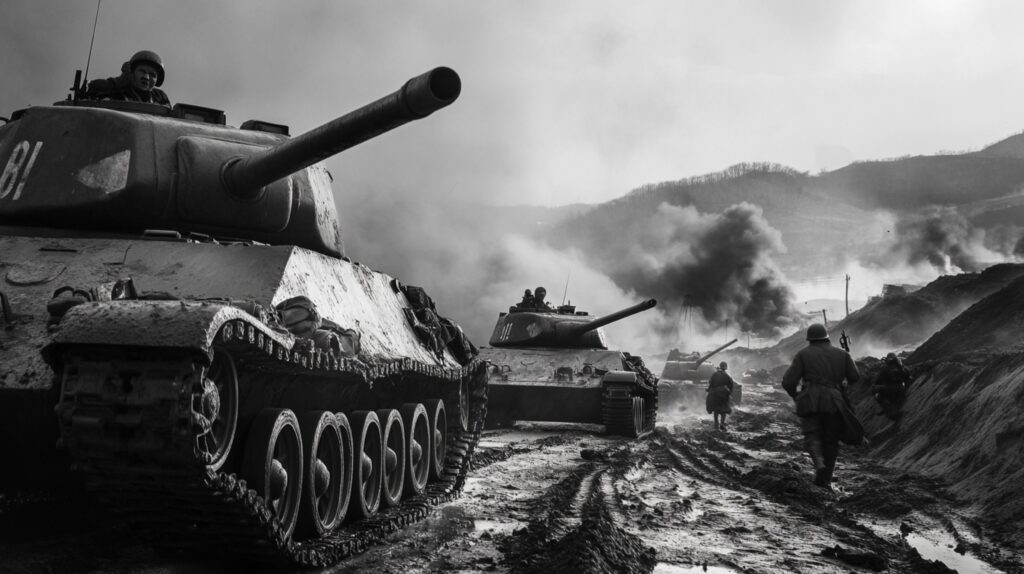 In A Distant Journey, the war’s stark reality as rendered by AI leaves a powerful impression.