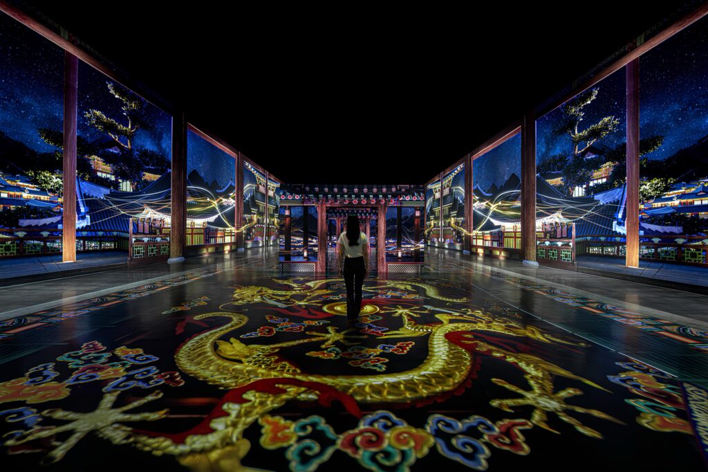 Media Art ‘Sharing for Connection’ produced by the National Heritage Agency in collaboration with the National Heritage Promotion Agency and ‘Digital Design & Art Company District’